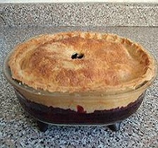 Apple and Blackberry Pie