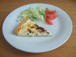 Cheese and Chive Quiche