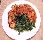 Chicken With Basil & Tomato