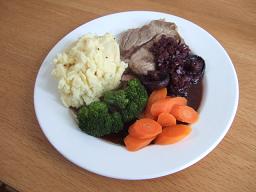 Pork with Red Wine Reduction